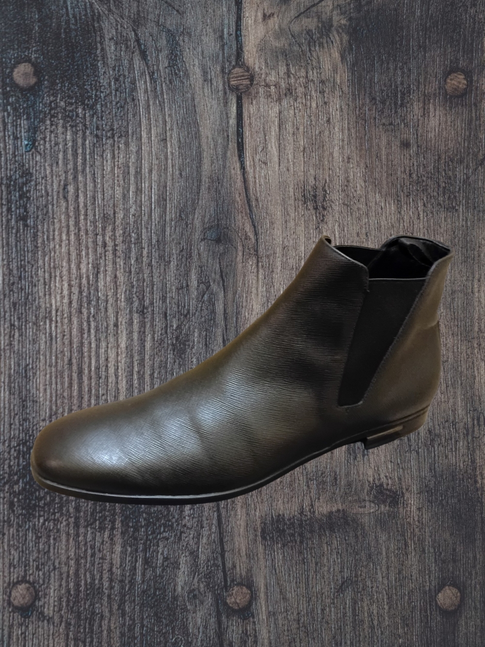 Prada Men's Black Chukka Chelsea Boot